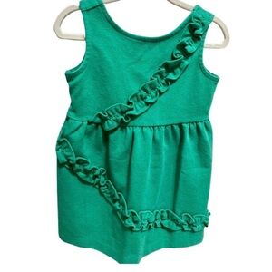 Green Ruffled Sleeveless Dress, Janie and Jack, Size 18/24M